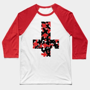 Satanic Cross Baseball T-Shirt